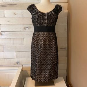 Black & Tan Jones New York Party Dress